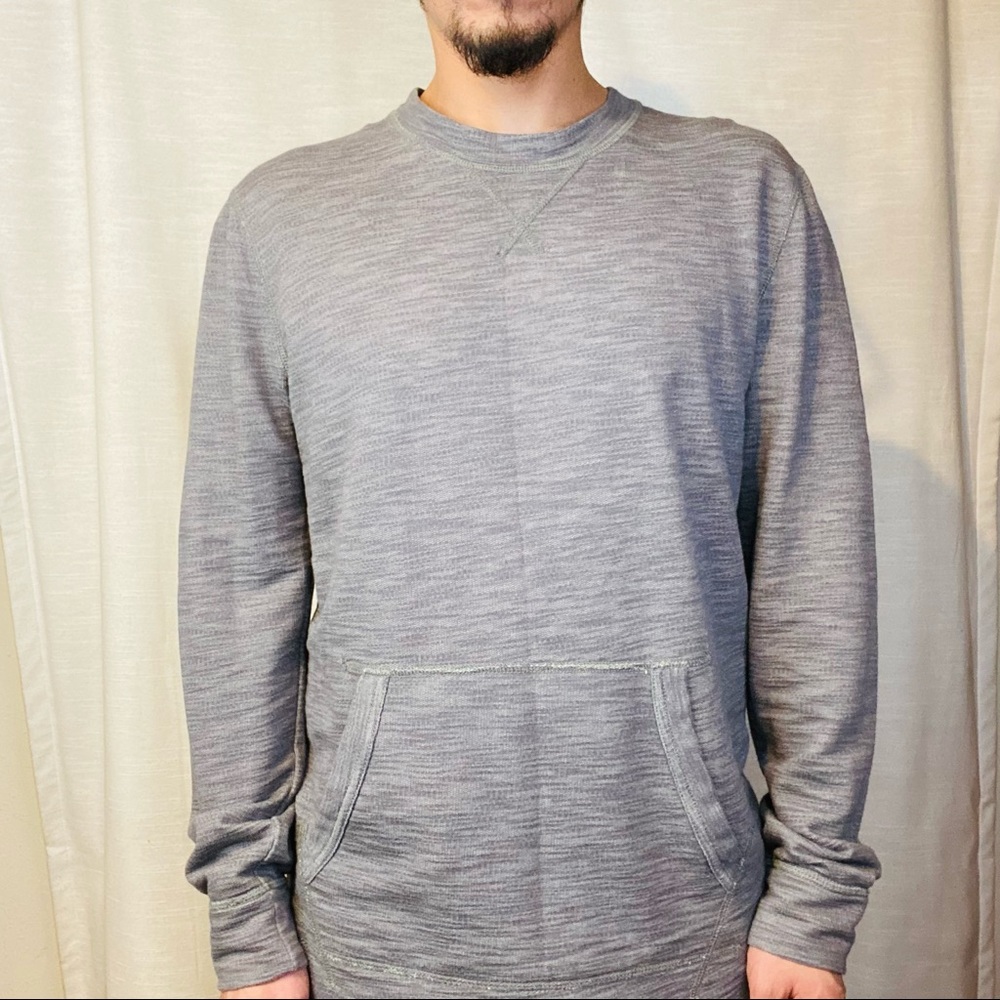 Converse gray knitted long sleeve sweatshirt